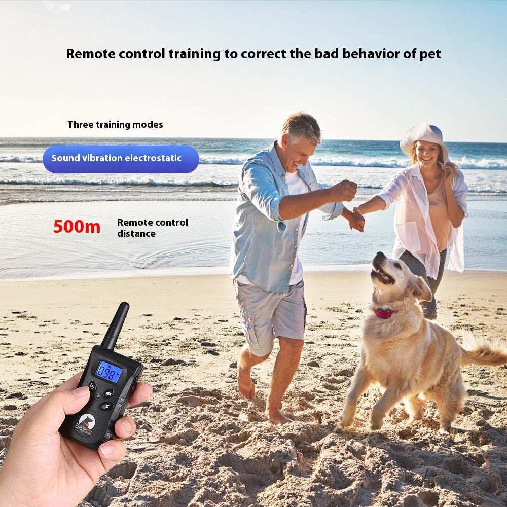 Bark Stop Remote Control Pet Dog Trainer Collar with Remote