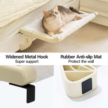 Adjustable Cat Window Perch With One-Step Sliding Clamp
