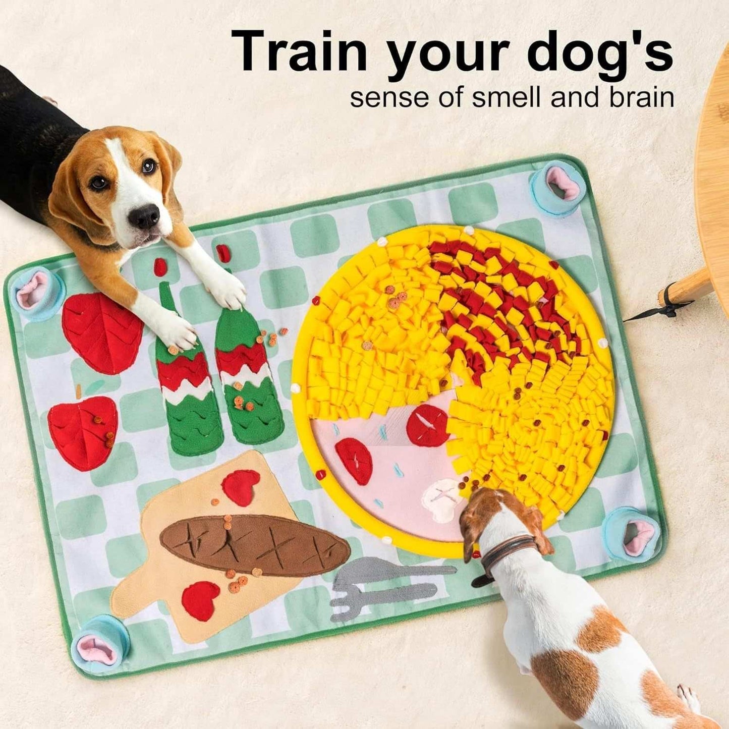 Washable Snuffle Mat For Dogs - Slow Feeder Puzzle Mat
