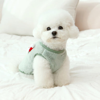 Festive Dog Coat - Warm Fleece Winter Jacket - Purrfect Pet Haven