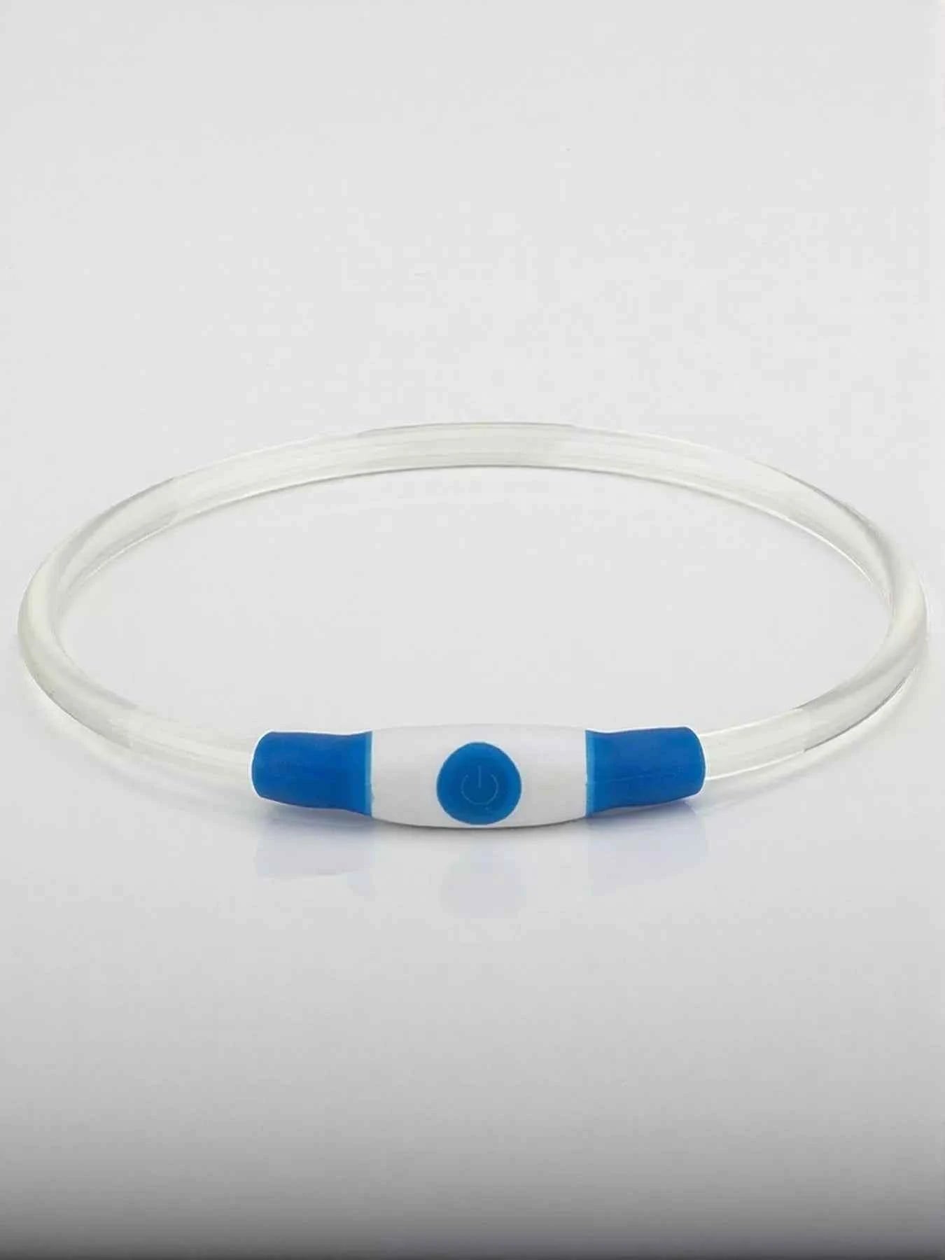 USB Rechargeable Cuttable Full Glow LED Pet Collar for Night Anti-Lost