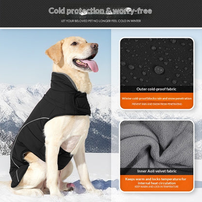 Winter Dog Jacket - Thickened Double-Layer Insulated Vest