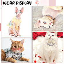 Dog & Cat Metal Chain Crystal Collar Necklace Pet Jewelry - Accessories For Small Medium Large Dogs & Cats
