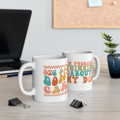 Pet Lover's Ceramic Mug - Dual Sayings Dog Mom Gift