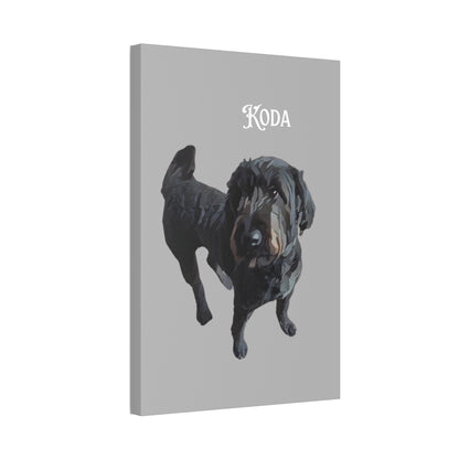 PAW-sonalized Light Grey Canvas Print | Upload Photo~Choose size | Purrfect Pet Haven