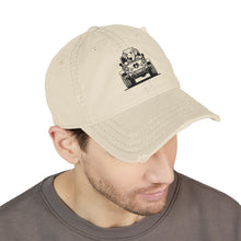 Embroidered Golden Retriever Jeep Hat - Vintage Distressed Cap