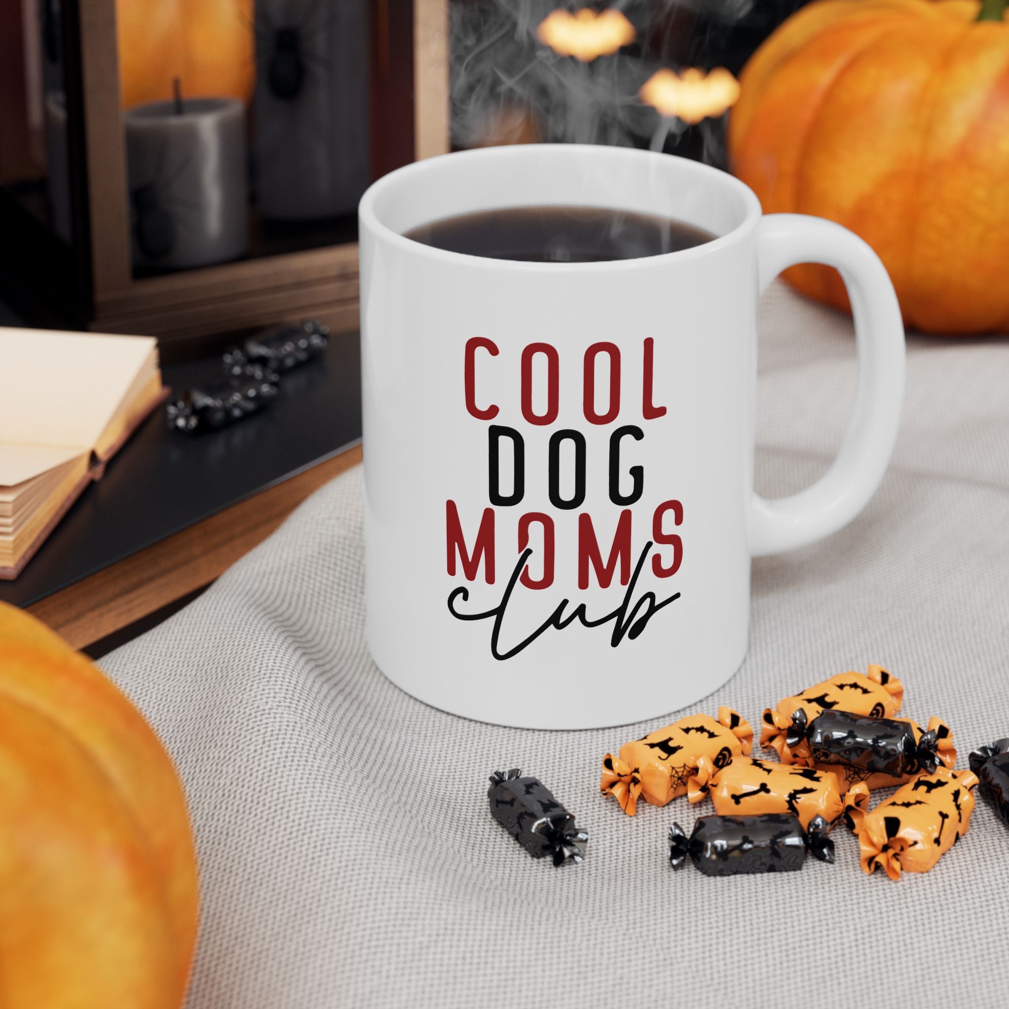 Cool Dog Mom Ceramic Mug - Perfect Gift for Dog Lovers - 11oz & 15oz Options