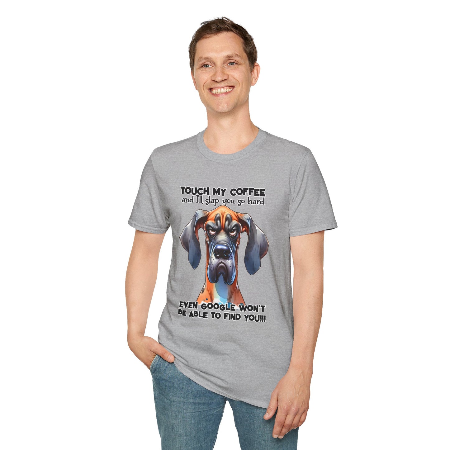 Funny Dog Coffee Lover T-Shirt - Hilarious Pet Parent Humor Tee