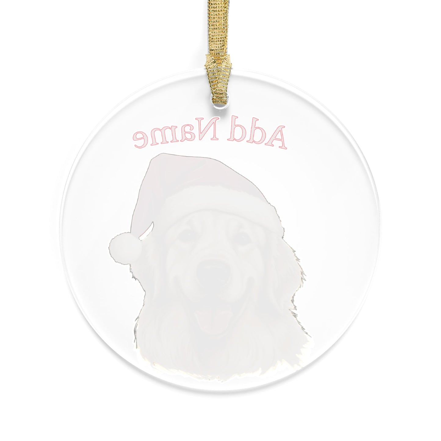 Custom Pet Ornament - Personalized Acrylic Christmas Decor