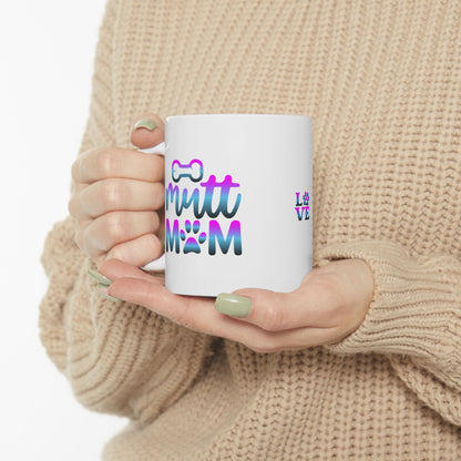 Cute Mutt Mom Ceramic Mug - Ideal Gift for Animal Lovers