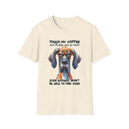 Funny Dog Coffee Lover T-Shirt - Hilarious Pet Parent Humor Tee