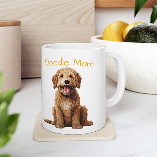 Doodle Dog Mom Ceramic Mug - Perfect Gift for Pet Lovers