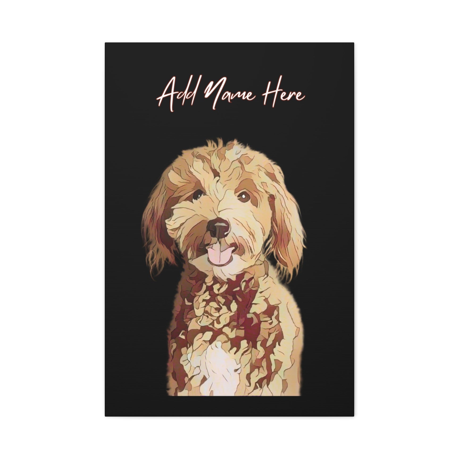 Custom Cartoonify Portrait Canvas - Personalized Art for Pet Lovers | Purrfect Pet Haven