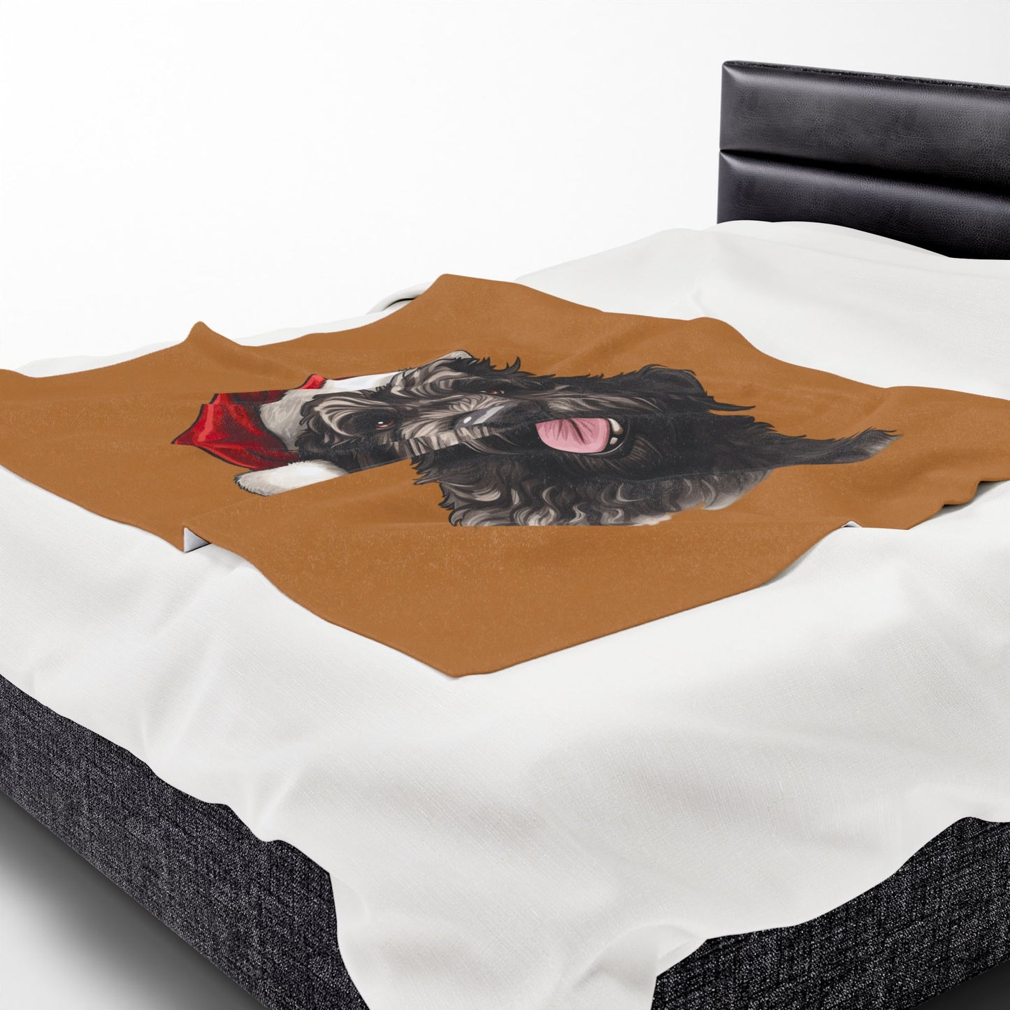 Dog Holiday Plush Blanket - Cozy Christmas Throw for Pet Lovers