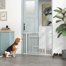 Dog Gate - Extra Wide Walk Through with Cat Door - Purrfect Pet Haven