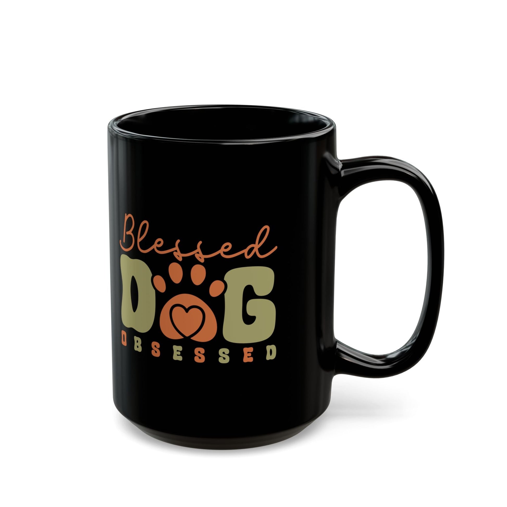 Blessed Dog Obsessed Black Mug - Perfect Gift for Dog Lovers | Purrfect Pet Haven
