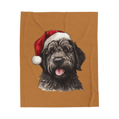 Dog Holiday Plush Blanket - Cozy Christmas Throw for Pet Lovers