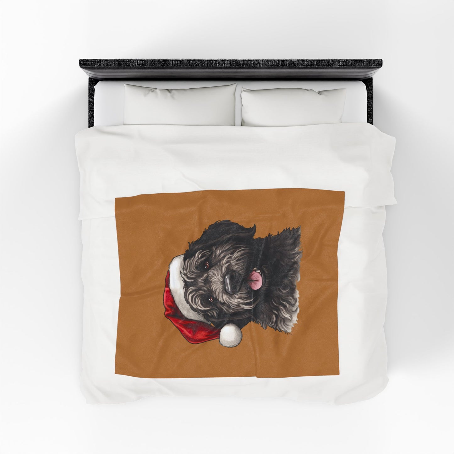 Dog Holiday Plush Blanket - Cozy Christmas Throw for Pet Lovers