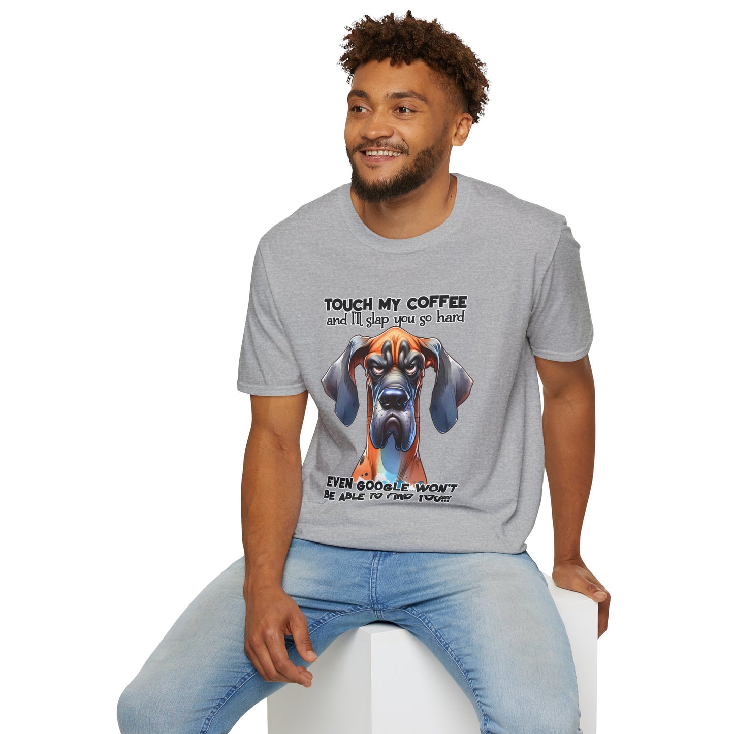 Funny Dog Coffee Lover T-Shirt - Hilarious Pet Parent Humor Tee
