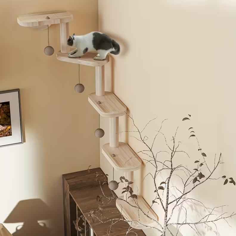 Cat Wall Climbing Frame Modular - DIY Multi-Level Activity