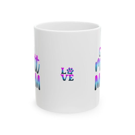Cute Mutt Mom Ceramic Mug - Ideal Gift for Animal Lovers