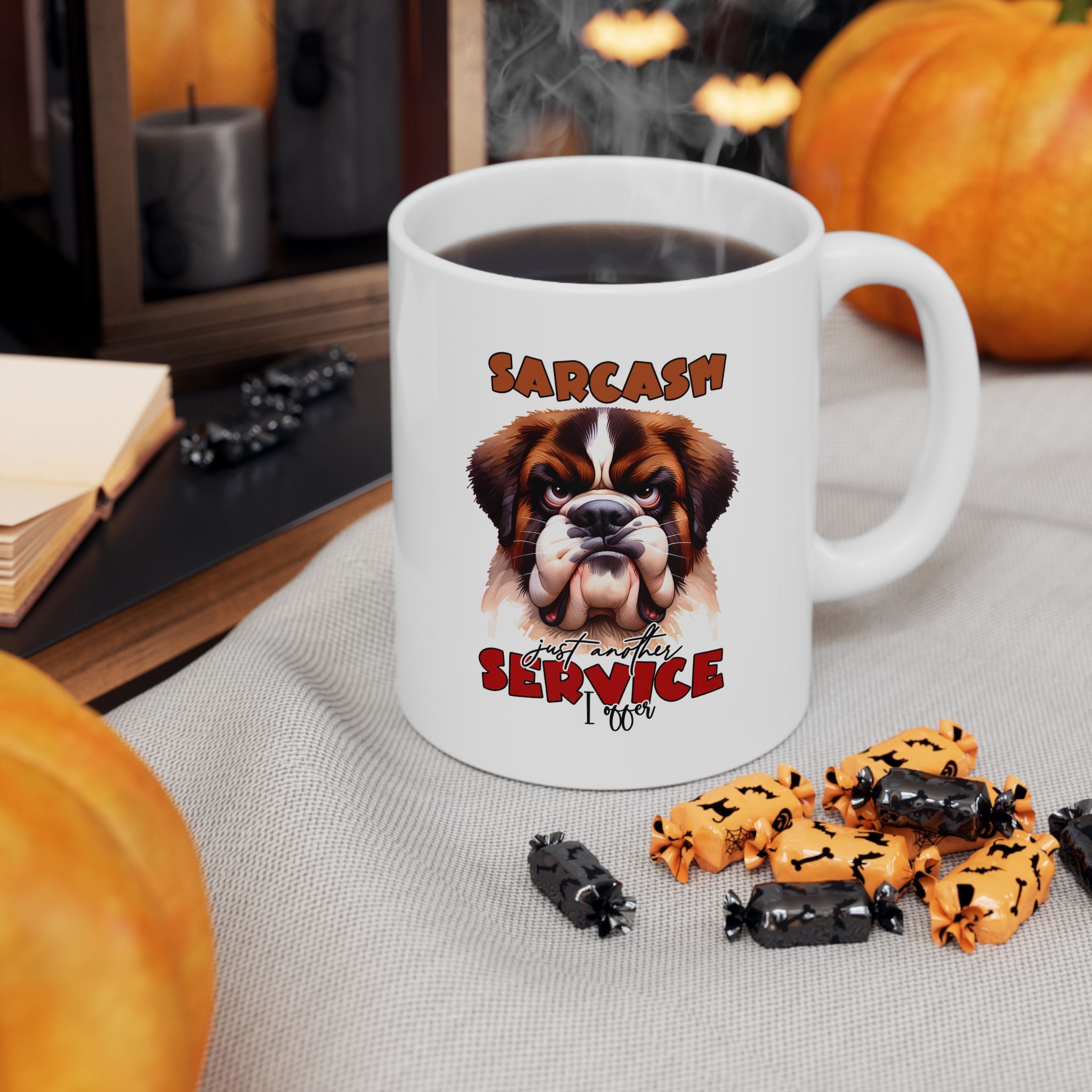Funny Sarcasm a Service I Offer - Ceramic Coffee Mug