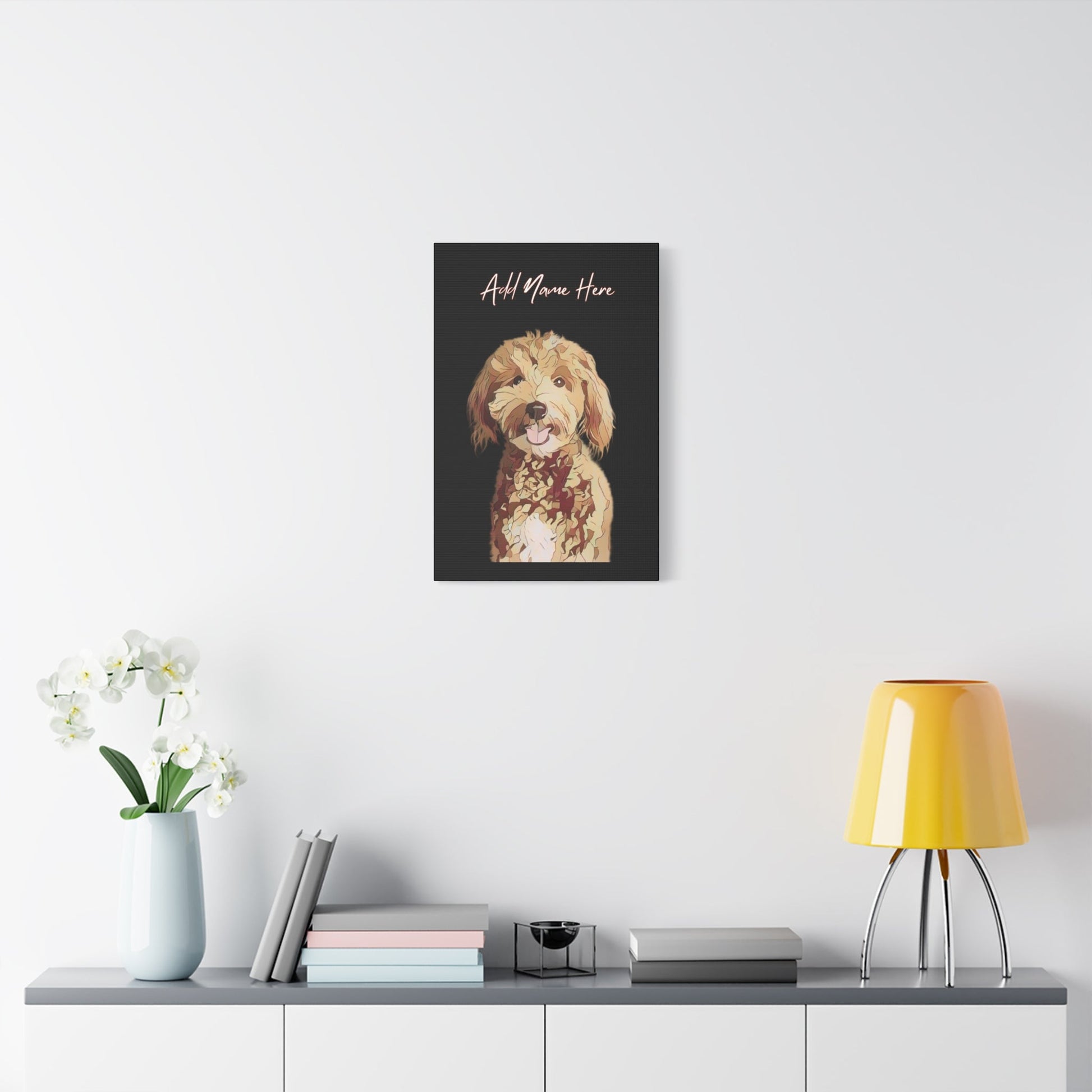 Custom Cartoonify Portrait Canvas - Personalized Art for Pet Lovers | Purrfect Pet Haven