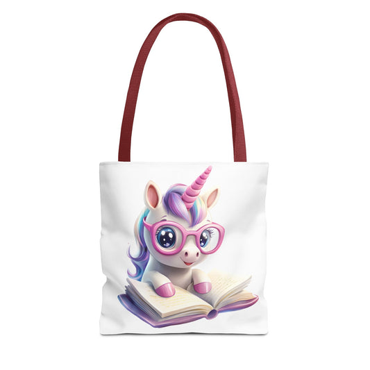 Cute Unicorn Reading Tote Bag - Perfect for Book Lovers | Purrfect Pet Haven