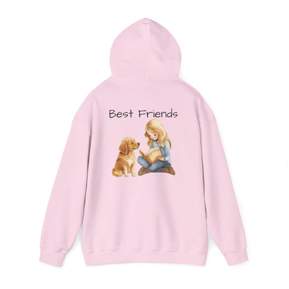 Best Friends Golden Retriever Hoodie - Cute Pet Lover