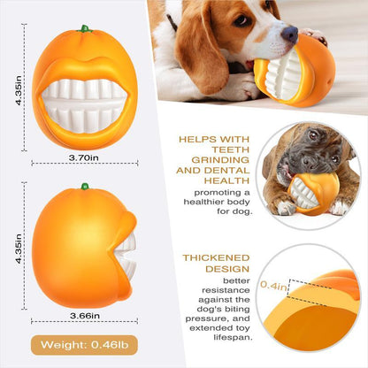 Tough Aggressive Chewers Squeaky Ball for Medium Large Extra Dog Chew Toy