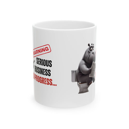 Funny Toilet Humor Ceramic Mug - 11oz & 15oz Coffee Cup for Adults | Purrfect Pet Haven