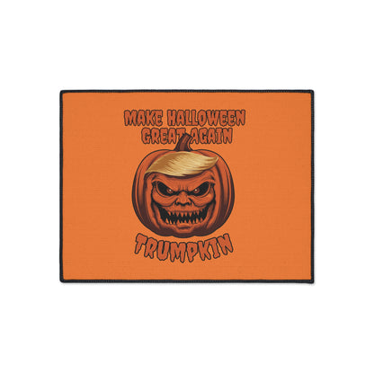 Make Halloween Great Again Floor Mat - Trump Pumpkin Doormat