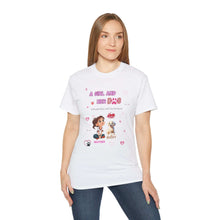 Girl and Her Dog Unisex Tee | Cute Pet Lover Shirt | Personalized Gift | Purrfect Pet Haven