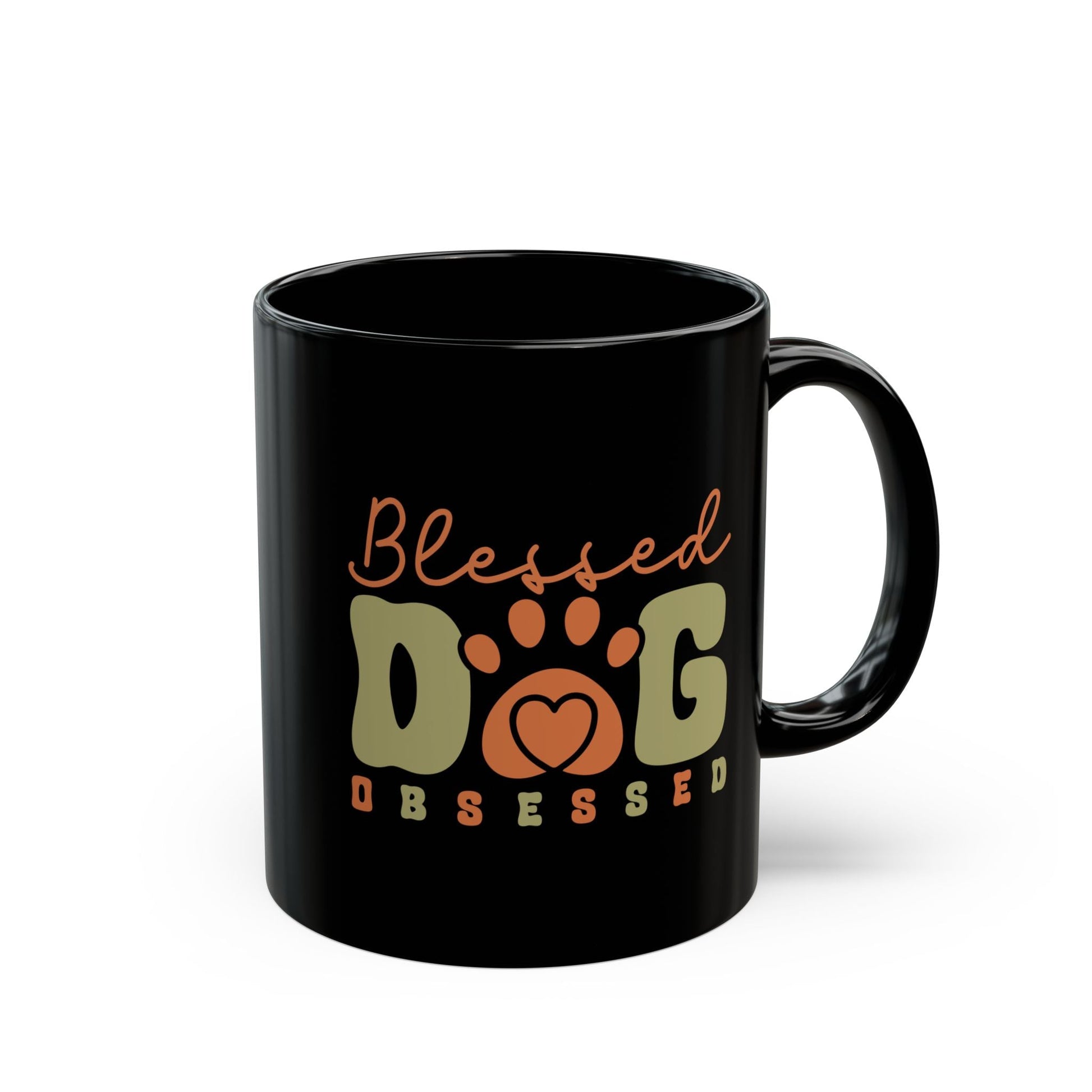 Blessed Dog Obsessed Black Mug - Perfect Gift for Dog Lovers | Purrfect Pet Haven
