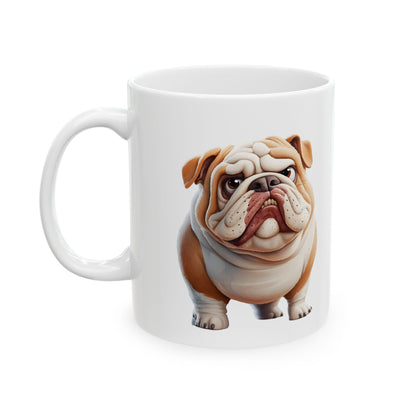 Bulldog Ceramic Mug – Perfect for Dog Lovers, 11oz & 15oz