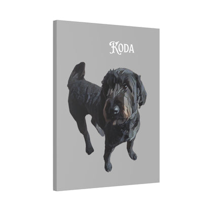 PAW-sonalized Light Grey Canvas Print | Upload Photo~Choose size | Purrfect Pet Haven