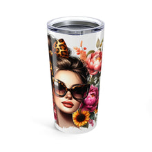 Floral Beauty Tumbler - Blessed Mom  20oz Travel Mug
