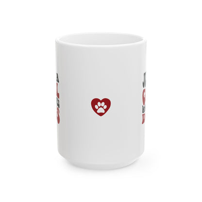 Just a Girl Who Loves Dogs Ceramic Mug | 11oz & 15oz Sizes | Perfect Gift for Dog Lovers