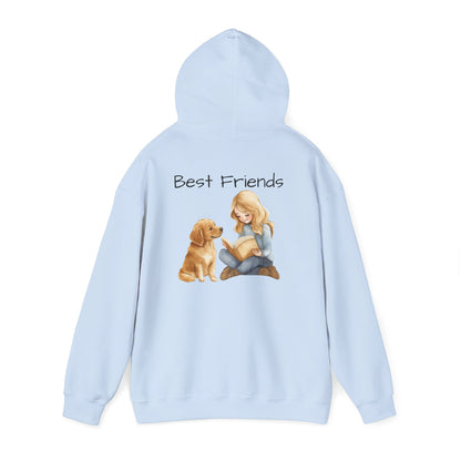 Best Friends Golden Retriever Hoodie - Cute Pet Lover
