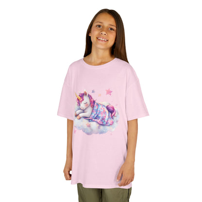 Dreamy Unicorn Kids Heavy Cotton Tee - Cute & Cozy for Everyday Adventures | Purrfect Pet Haven