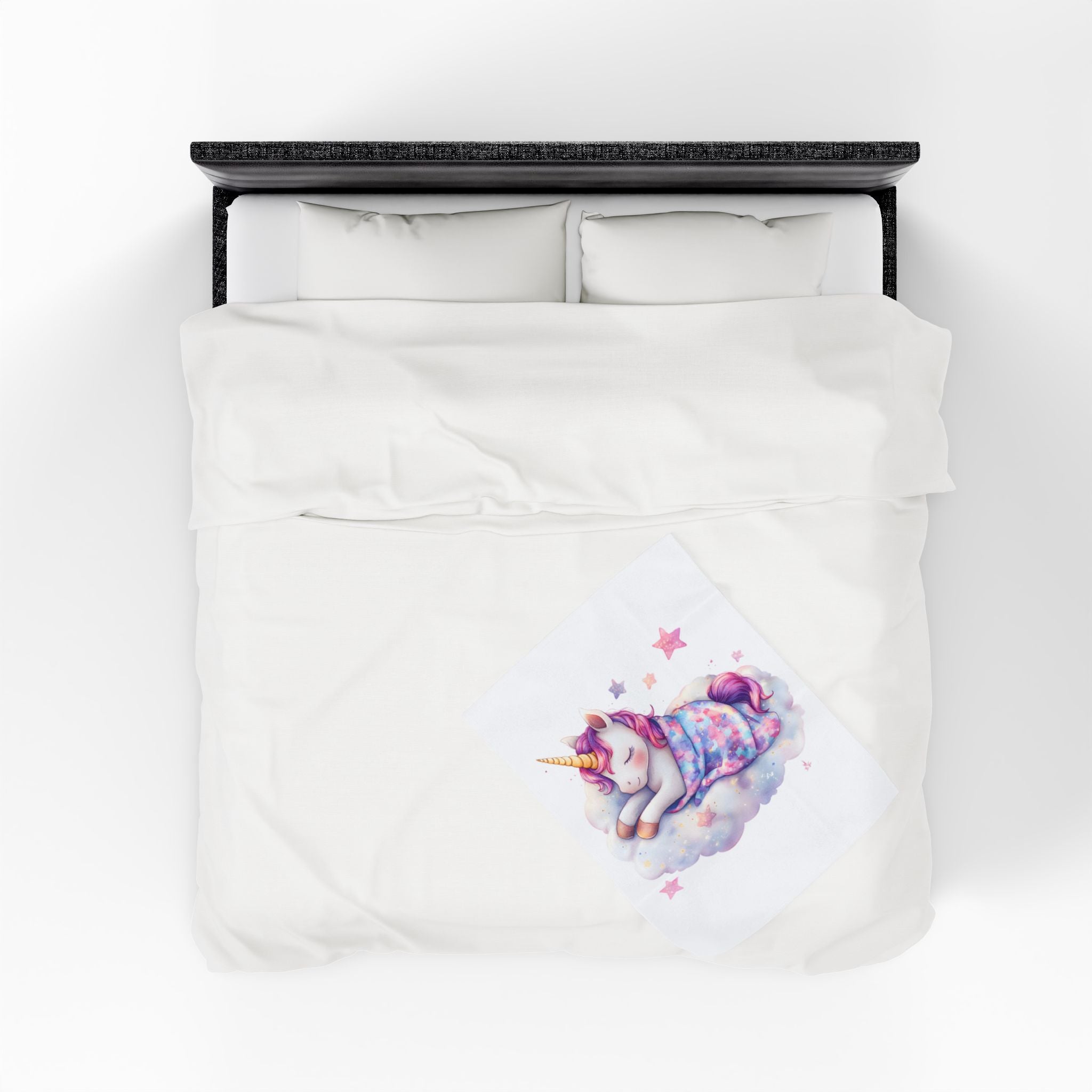 Dreamy Unicorn Velveteen Plush Blanket | Cozy Soft Throw for Kids & Nursery Decor