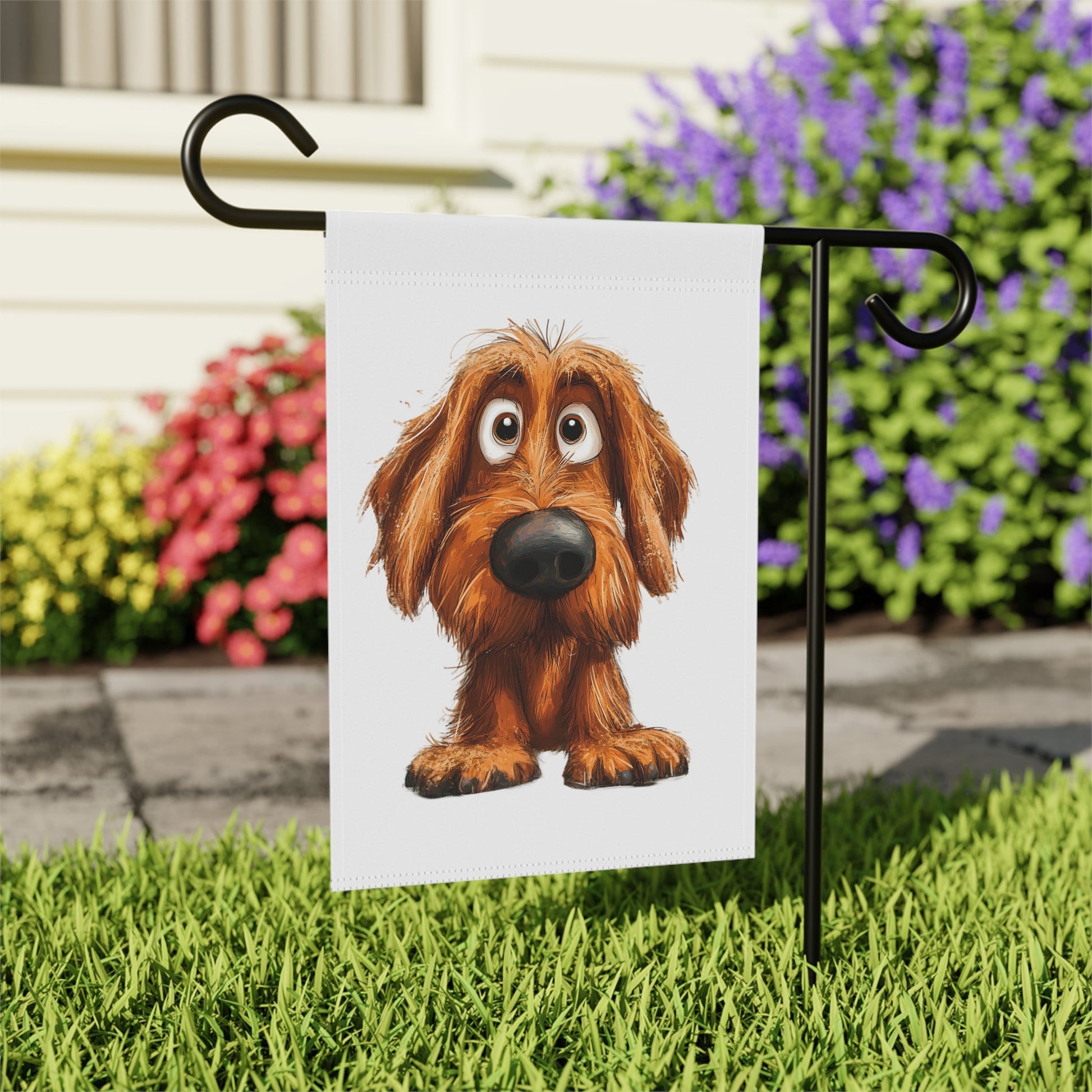 Playful Dog Garden Banner | Cute Pet Decor for Home & Garden | Purrfect Pet Haven