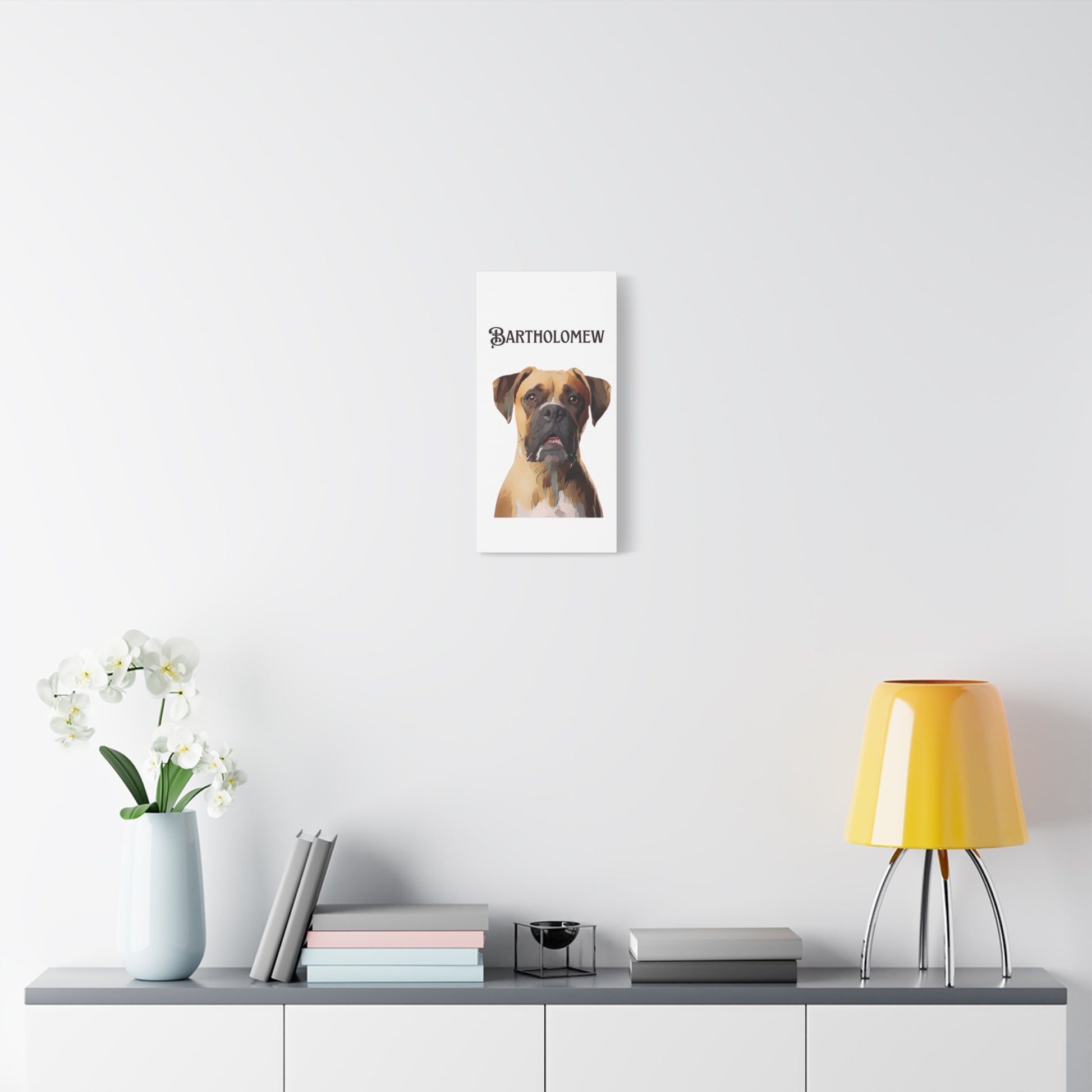 PAW-sonalized White Canvas Print | Upload Photo~Choose size | Purrfect Pet Haven