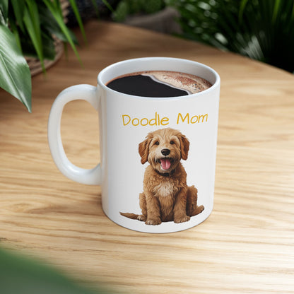 Doodle Dog Mom Ceramic Mug - Perfect Gift for Pet Lovers