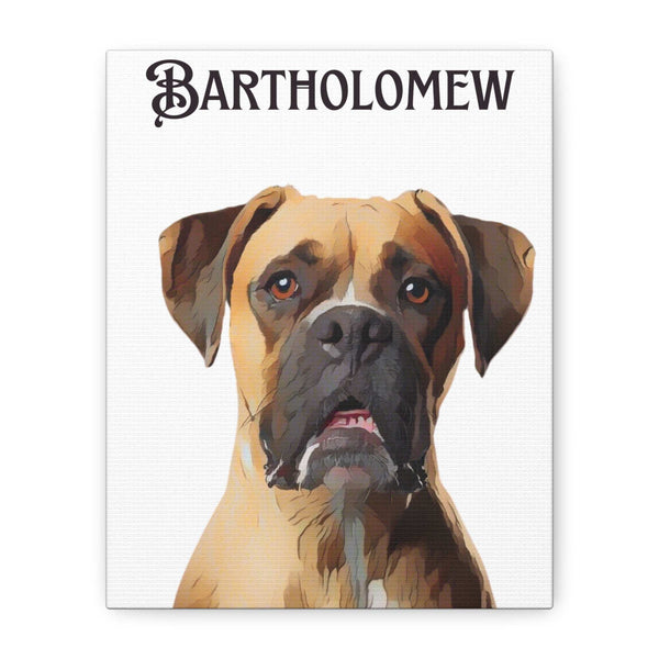 PAW-sonalized White Canvas Print | Upload Photo~Choose size | Purrfect Pet Haven