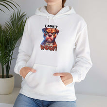 Fun Dog-Themed Unisex Hoodie - "I Don't Give a Woof" | Purrfect Pet Haven