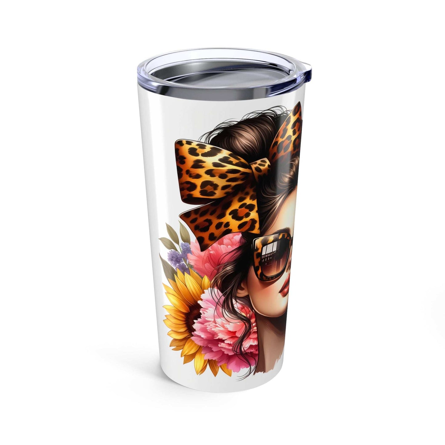 Floral Beauty Tumbler - Blessed Mom  20oz Travel Mug