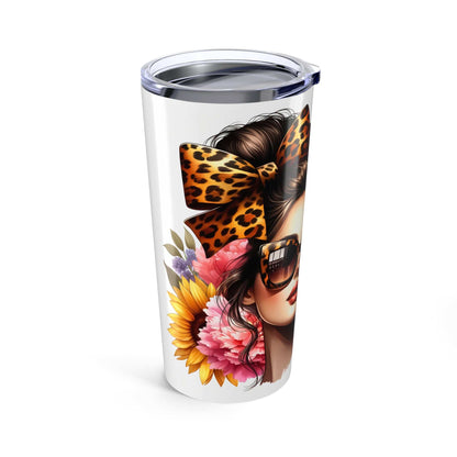 Floral Beauty Tumbler - Blessed Mom  20oz Travel Mug