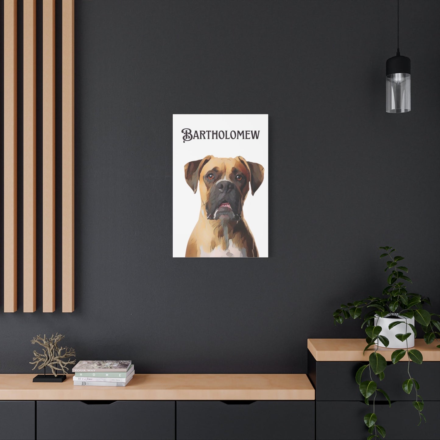 PAW-sonalized White Canvas Print | Upload Photo~Choose size | Purrfect Pet Haven