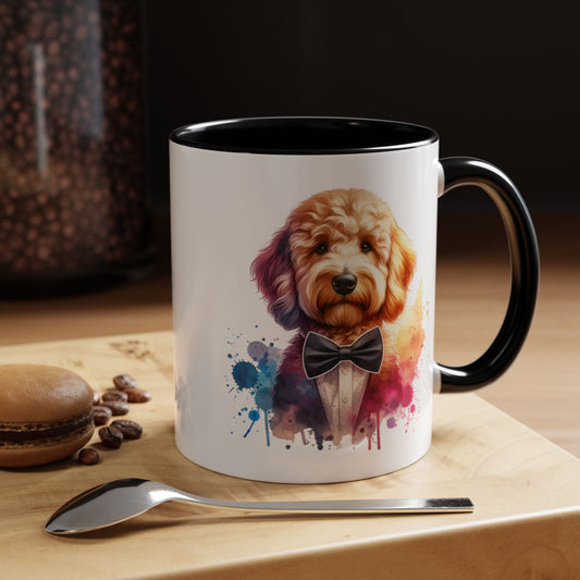 Watercolor Dog Lover Coffee Mug - 11oz & 15oz Accent Mugs for Pet Owners | Purrfect Pet Haven
